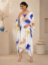 Multicolour Printed Kaftan Set – Casual Wear